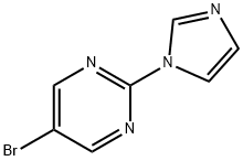 5-BROMO-2-(1H-IMIDAZOL-1-YL)PYRIMIDINE Structure