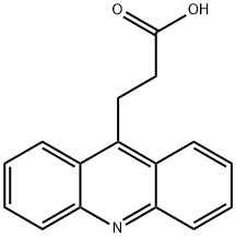9-Acridinepropanoic acid 구조식 이미지