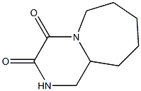 피라지노[1,2-a]아제핀-3,4-디온,옥타히드로-(9CI) 구조식 이미지