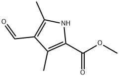 methyl 4-formyl-3,5-dimethyl-1H-pyrrole-2-carboxylate Structure