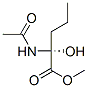 Norvaline,  N-acetyl-2-hydroxy-,  methyl  ester Structure