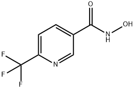 3-PYRIDINECARBOXAMIDE, N-HYDROXY-6-(TRIFLUOROMETHYL)- Structure