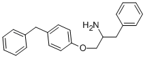 1-BENZYL-2-(4-BENZYLPHENOXY)ETHYLAMINE Structure