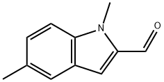 1,5-디메틸-1H-인돌-2-카발데하이드 구조식 이미지