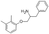 1-(2,3-DIMETHYLPHENOXY)-3-PHENYL-2-PROPANAMINE 구조식 이미지