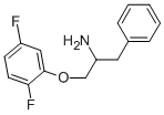 1-(2,5-DIFLUOROPHENOXY)-3-PHENYL-2-PROPANAMINE 구조식 이미지