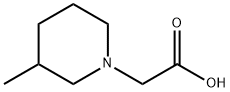 (3-METHYL-PIPERIDIN-1-YL)-ACETIC ACID Structure