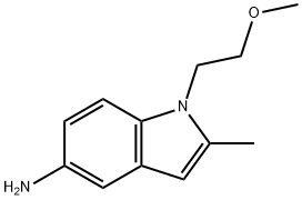 1-(2-methoxyethyl)-2-methyl-1H-indol-5-amine(SALTDATA: HCl) Structure