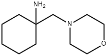 1-MORPHOLIN-4-YLMETHYL-CYCLOHEXYLAMINE 구조식 이미지