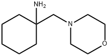 1-MORPHOLIN-4-YLMETHYL-CYCLOHEXYLAMINE Structure