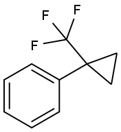 1-(TRIFLUOROMETHYLCYCLOPROPYL)BENZENE Structure