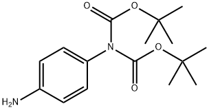 N,N-DI-TERT-BUTOXYCARBONYL-BENZENE-1,4-DIAMINE Structure