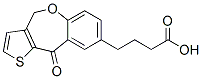 4-(4,10-dihydro-10-oxothieno(3,2-c)(1)benzoxepin-8-yl)butyric acid Structure