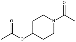 4-Piperidinol,  1-acetyl-,  acetate  (ester)  (9CI) Structure