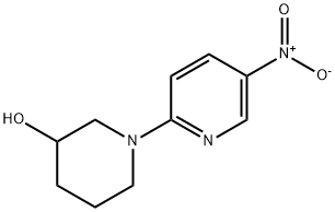 1-(5-Nitro-2-pyridinyl)-3-piperidinol Structure