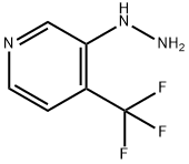 Pyridine,3-hydrazinyl-4-(trifluoromethyl)- Structure