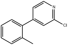 2-CHLORO-4-(2-METHYLPHENYL)PYRIDINE Structure