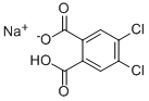 4,5-DICHLOROPHTHALIC ACID MONOSODIUM SALT Structure