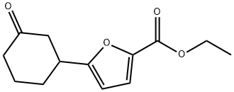 ETHYL 5-(3-OXOCYCLOHEXYL)-2-FUROATE Structure