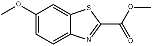 2-Benzothiazolecarboxylicacid,6-methoxy-,methylester(7CI,8CI,9CI) 구조식 이미지