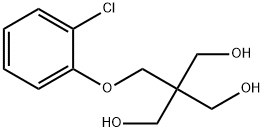 2-[(2-클로로페녹시)메틸]-2-(히드록시메틸)-1,3-프로판디올 구조식 이미지