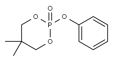 5,5-dimethyl-2-phenoxy-1,3,2-dioxaphosphorinane 2-oxide 구조식 이미지