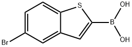 5-BROMOBENZO[B]THIOPHENE-2-BORONIC ACID Structure