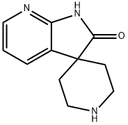 Spiro[piperidine-4,3'-[3H]pyrrolo[2,3-b]pyridin]-2'(1'H)-one 구조식 이미지