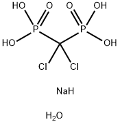 Disodium clodronate tetrahydrate Structure