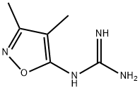 Guanidine,  (3,4-dimethyl-5-isoxazolyl)-  (9CI) Structure