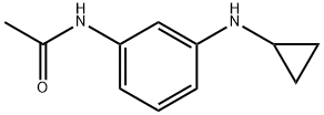 아세트아미드,N-[3-(시클로프로필아미노)페닐]- 구조식 이미지