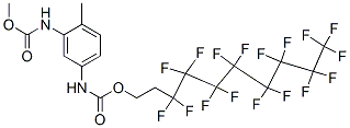[5-[[[(3,3,4,4,5,5,6,6,7,7,8,8,9,9,10,10,10-Heptadecafluorodecyl)oxy]carbonyl]amino]-2-methylphenyl]carbamic acid methyl ester Structure