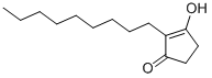 3-HYDROXY-2-NONYLCYCLOPENT-2-ENONE Structure