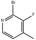 2-BROMO-3-FLUORO-4-PICOLINE Structure