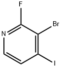 3-BROMO-2-FLUORO-4-IODOPYRIDINE Structure