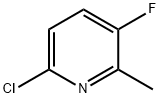 2-CHLORO-5-FLUORO-6-PICOLINE Structure
