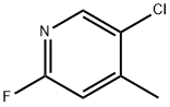 5-CHLORO-2-FLUORO-4-PICOLINE 구조식 이미지