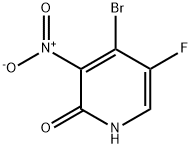 4-BROMO-5-FLUORO-2-HYDROXY-3-NITROPYRIDINE Structure