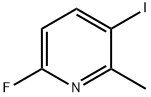 6-Fluoro-3-iodo-2-methylpyridine Structure