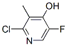 4-Pyridinol,  2-chloro-5-fluoro-3-methyl- Structure