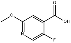5-FLUORO-2-METHOXYISONICOTINIC ACID Structure