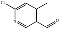 6-Chloro-4-methylnicotinaldehyde Structure