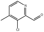 3-Chloro-2-formyl-4-picoline Structure