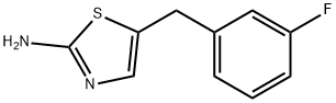 5-(3-FLUOROBENZYL)-1,3-THIAZOL-2-AMINE Structure