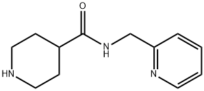 N-(PYRIDIN-2-YLMETHYL)PIPERIDINE-4-CARBOXAMIDE Structure