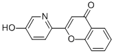 2-(5-HYDROXY-2-PYRIDINYL)-4-크롬논 구조식 이미지