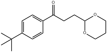 3-(1,3-DIOXAN-2-YL)-4'-TERT-BUTYLPROPIOPHENONE Structure