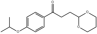 3-(1,3-DIOXAN-2-YL)-4'-이소프로폭시프로피오페논 구조식 이미지