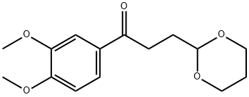 3',4'-DIMETHOXY-3-(1,3-DIOXAN-2-YL)-PROPIOPHENONE Structure