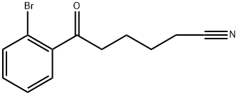 6-(2-BROMOPHENYL)-6-OXOHEXANENITRILE Structure